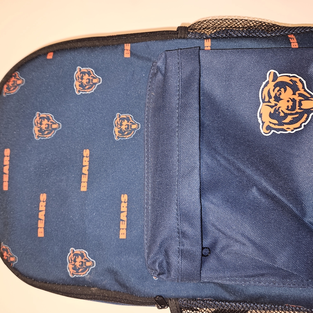 NFL Blue and Orange Backpack with Team Spirit